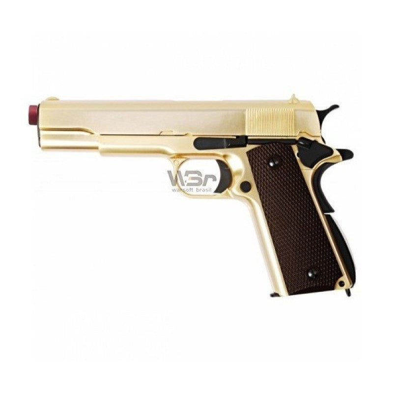 Pistola De Airsoft We 1911 GBB A1 Gold - Imagem 5