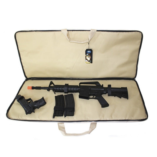 Bolsa Case Para Rifles E Pistolas Com Porta Magazine Ou Bolso - Imagem 2