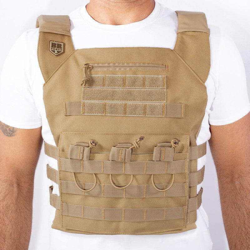 Colete Plate Carrier Couraça Brforce - Imagem 8