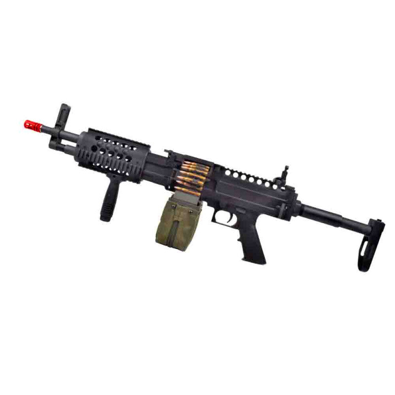 Rifle De Airsoft Aeg Ares Lmg Stoner Mg-008 Knights Armament - Imagem 10