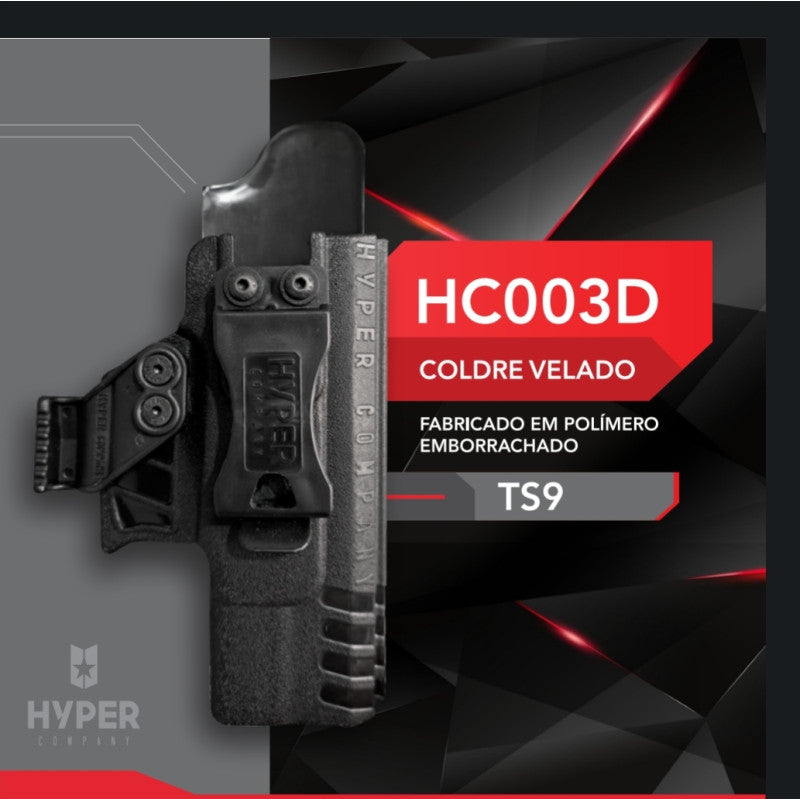 Coldre Velado Para Arma de Fogo PT TS9