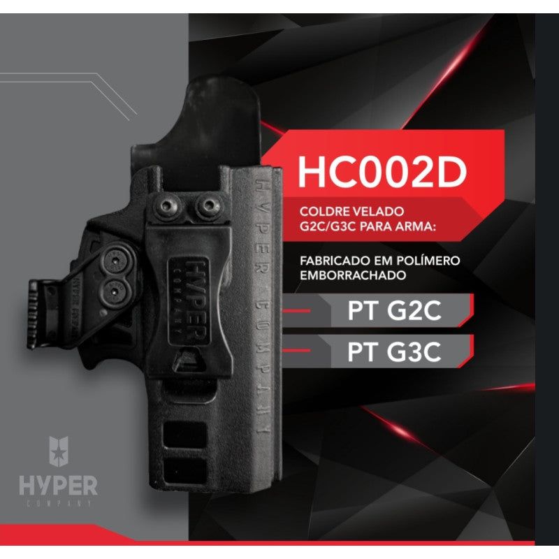 Coldre Velado Para Arma de Fogo G2C/G3C