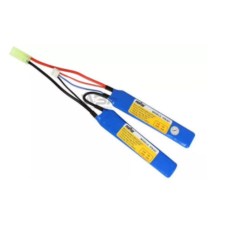 Bateria Lipo 7.4 1300Mah 15C Feasso FFB021 - Imagem 4