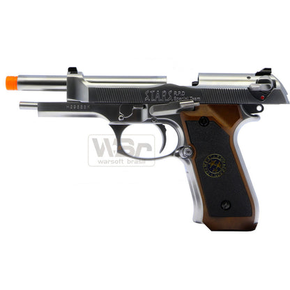 Pistola De Airsoft We M92 Biohazard Gen2 - Chrome - Imagem 3
