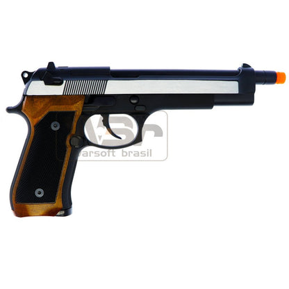 Pistola De Airsoft We M92 Long Dual Tone - Imagem 2