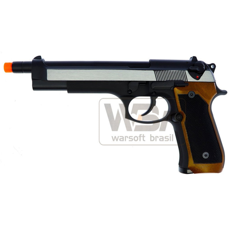 Pistola De Airsoft We M92 Long Dual Tone - Imagem 6