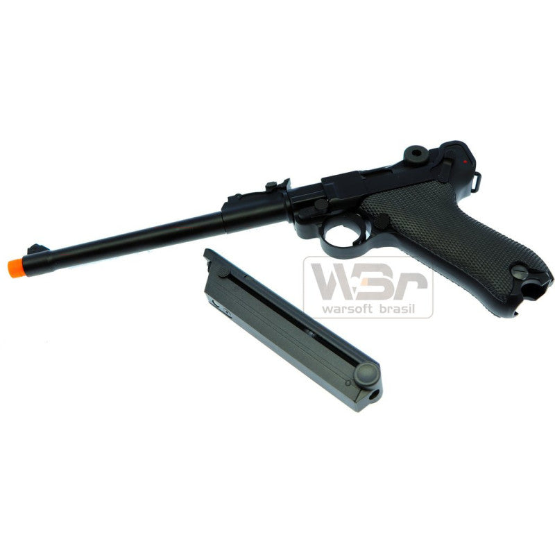 Pistola De Airsoft GBB We Luger P08 8" - Imagem 6