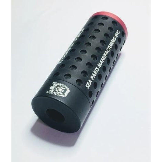 Silenciador Para Airsoft 100X38Mm Rosca Esquerda - Sea Parts