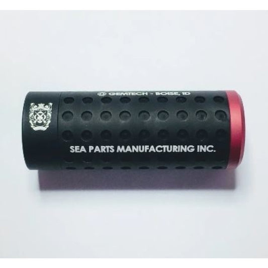 Silenciador Para Airsoft 100X38Mm Rosca Esquerda - Sea Parts - Imagem 2