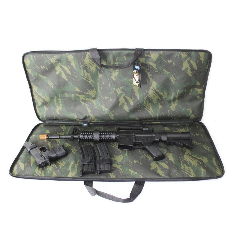 Bolsa Case Para Rifles E Pistolas Com Porta Magazine Ou Bolso - Imagem 4