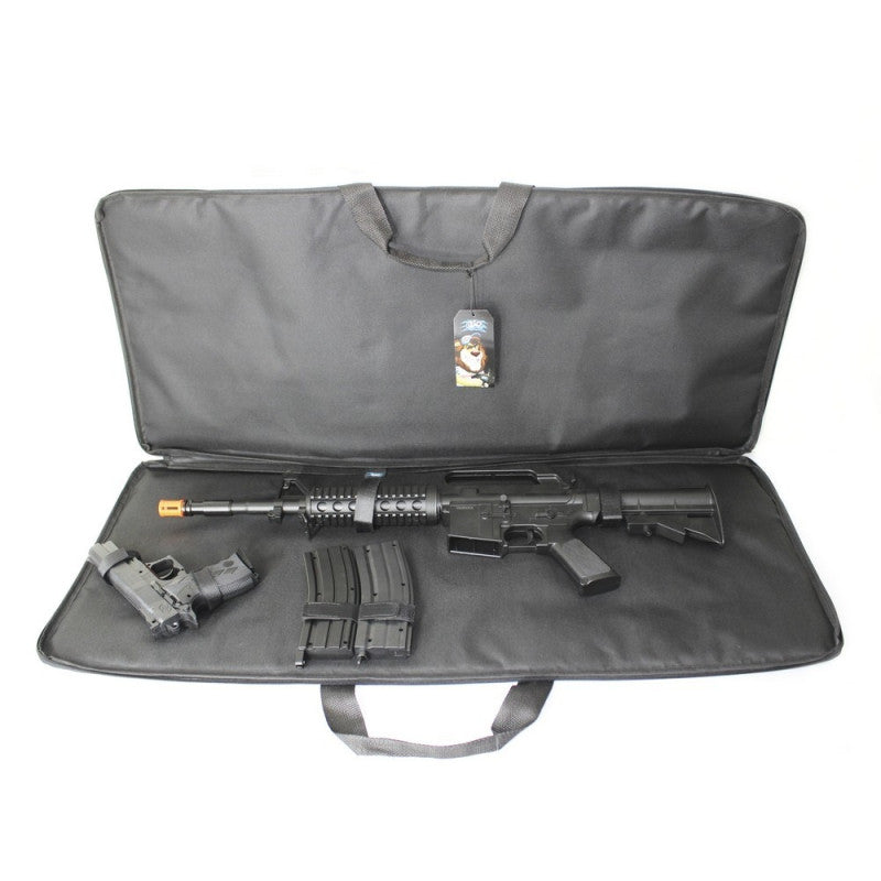 Bolsa Case Para Rifles E Pistolas Com Porta Magazine Ou Bolso - Imagem 6