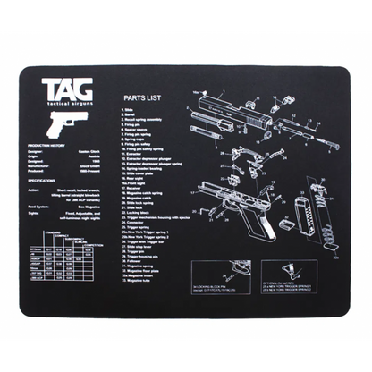 Esteira Para Limpeza De Armas Gunmat Tag