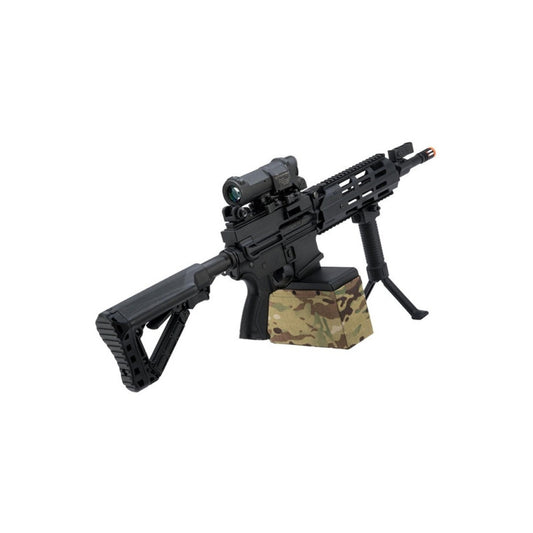 Rifle De Airsoft Aeg G&G Cm16 Lmg Stealth - Imagem 2