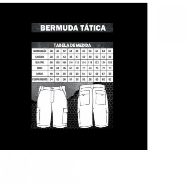 Bermuda Tática Fox Boy Rip Stop 6 Bolsos - Imagem 3