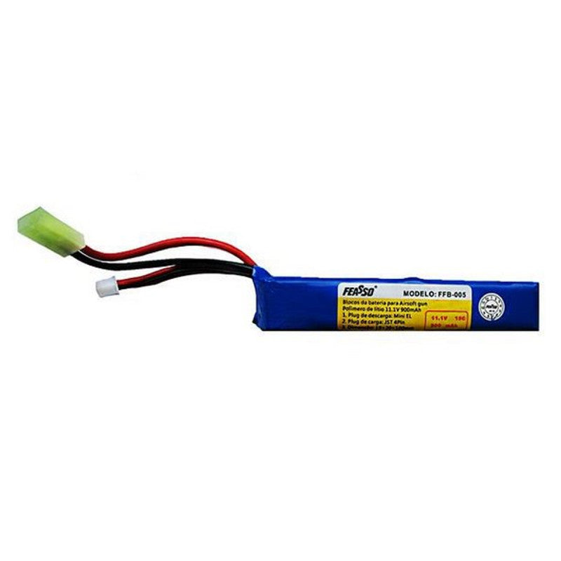 Bateria Lipo 11.1 900Mah 15C Feasso - Ffb-005