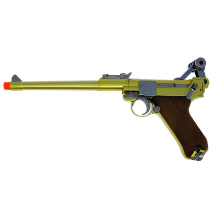 Pistola De Airsoft GBB We Luger P08 8" - Imagem 2