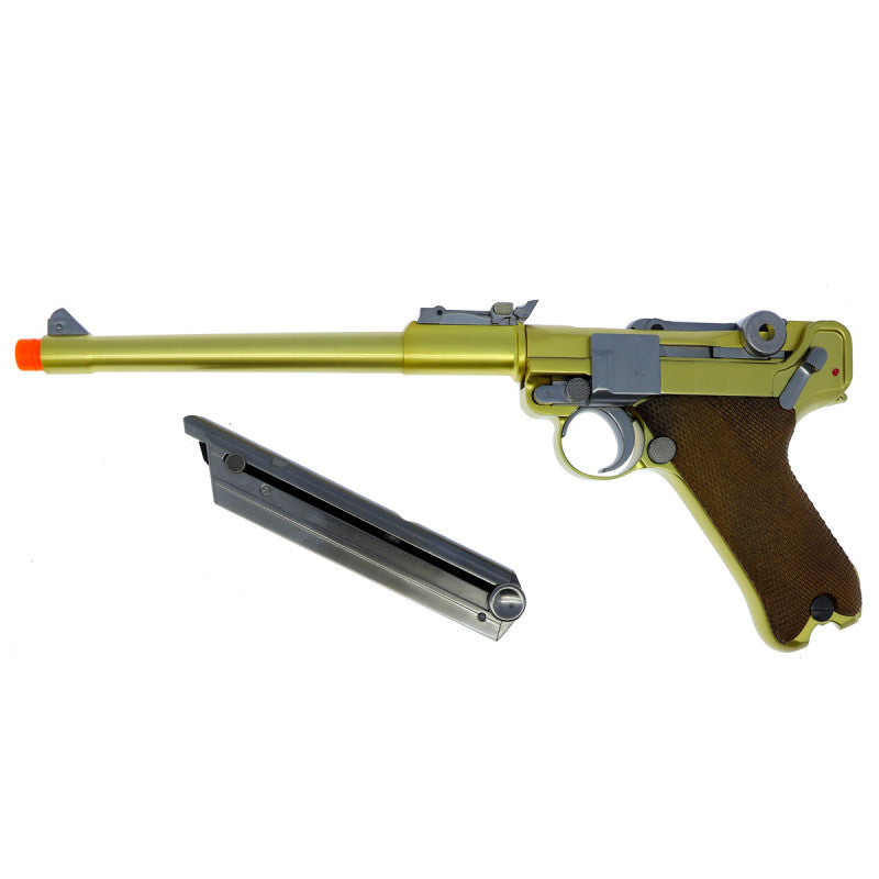 Pistola De Airsoft GBB We Luger P08 8" - Imagem 5