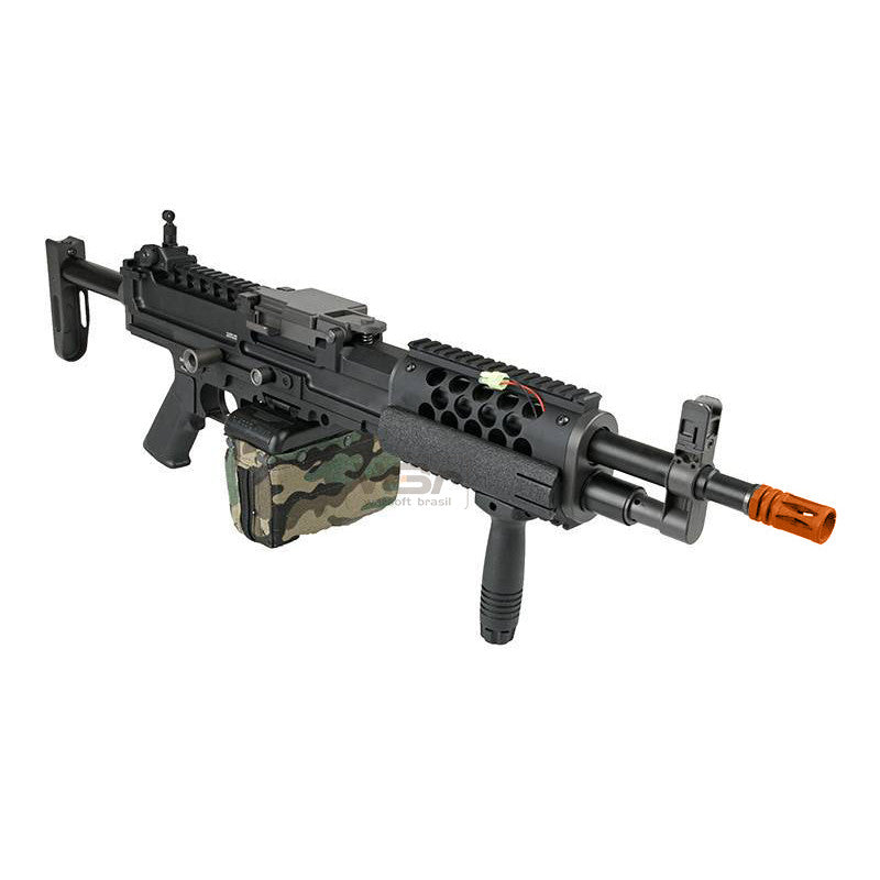 Rifle De Airsoft Classic Army Aeg Lmg Ca063 Full Metal - Imagem 7