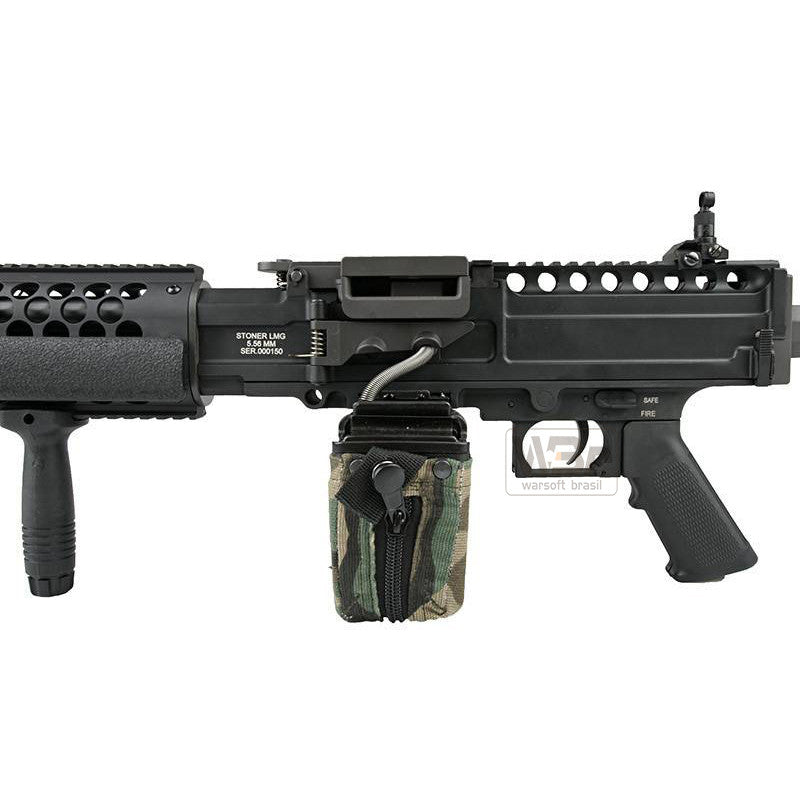 Rifle De Airsoft Classic Army Aeg Lmg Ca063 Full Metal - Imagem 8