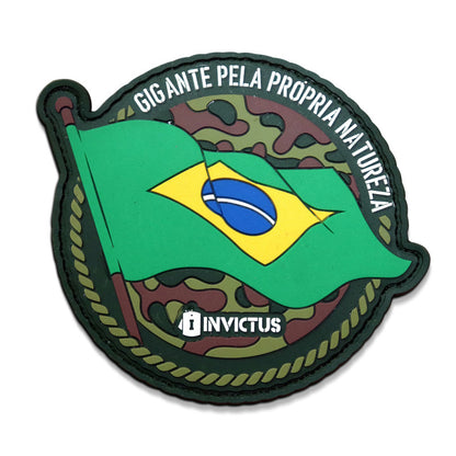 Patch Gigante Br Emborrachado Invictus