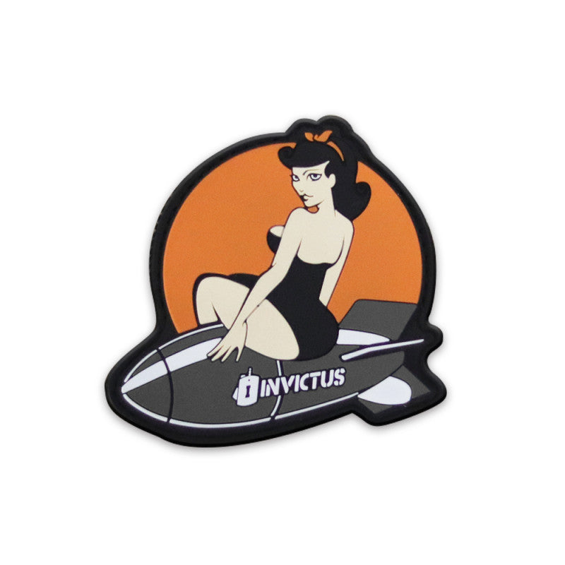 Patch Pin Up Emborrachado Invictus