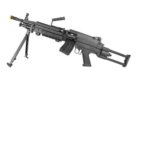 Rifle De Airsoft Aeg Support Lmg M249 Light Rossi - Imagem 2