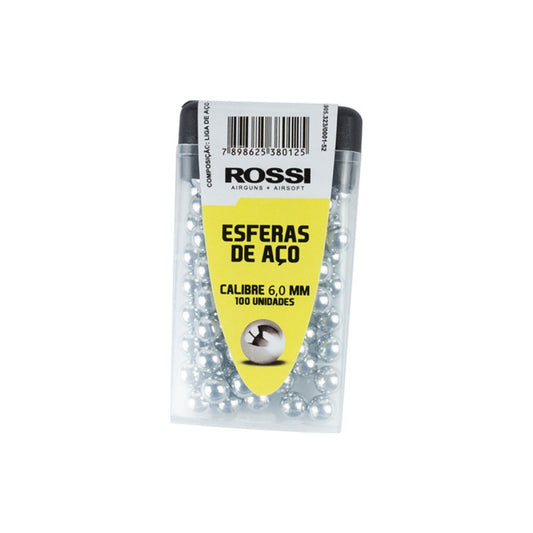 Esfera De Alumínio Prata Rossi 6mm