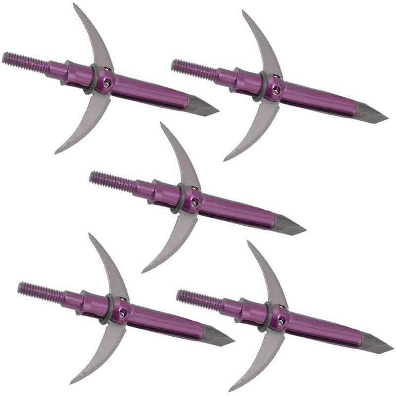 Kit 5 Ponta de Flecha Axe Broadhead - TT050