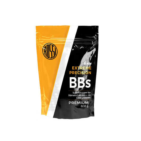 Bbs Para Airsoft Rossi 0.12G 1000 Unds - Saco