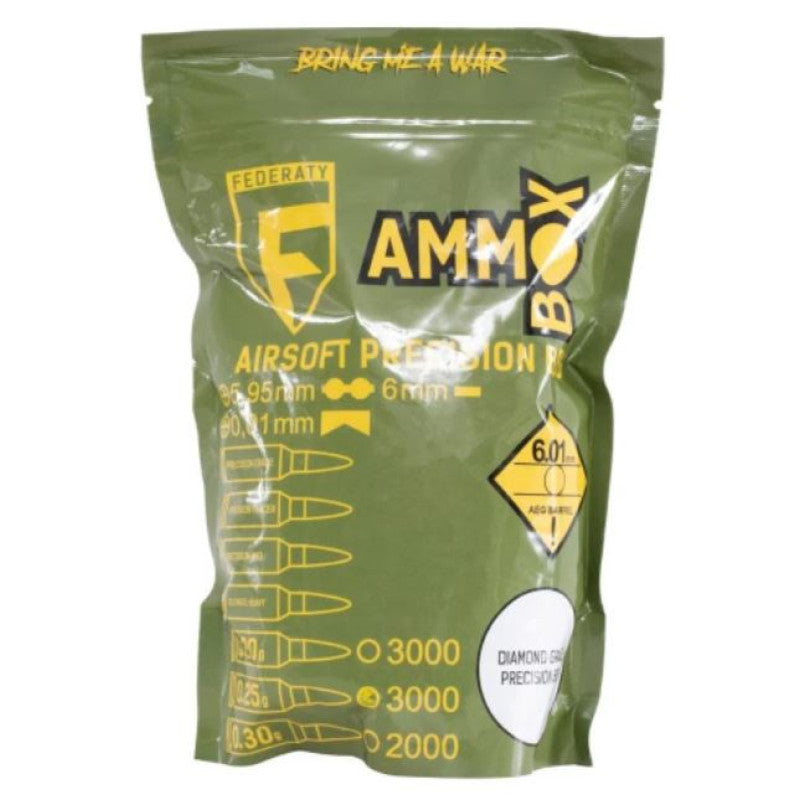 Bbs para Airsoft 0.25 3000 unds Federaty