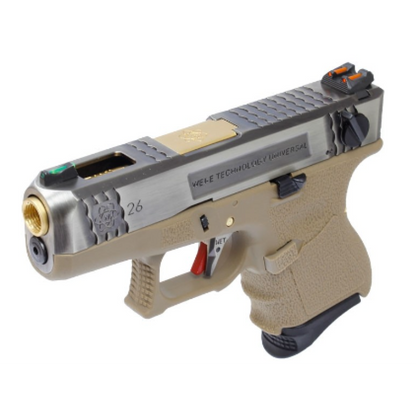 Pistola De Airsoft Gbb We Glock G26 T04 - Imagem 3