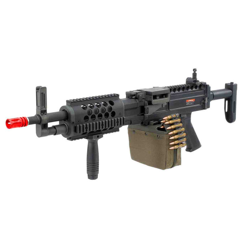 Rifle De Airsoft Aeg Ares Lmg Stoner Mg-008 Knights Armament - Imagem 8
