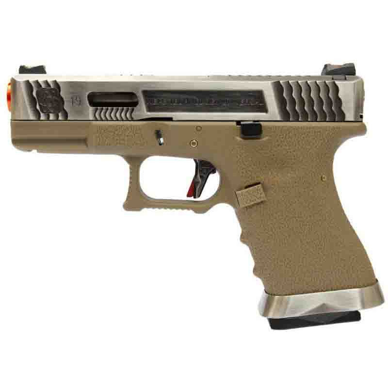 Pistola de Airsoft We Gbb Glock G19 T04 T-Force