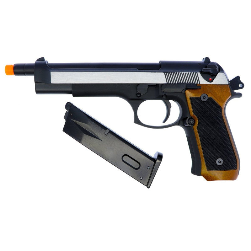 Pistola De Airsoft We M92 Long Dual Tone - Imagem 3
