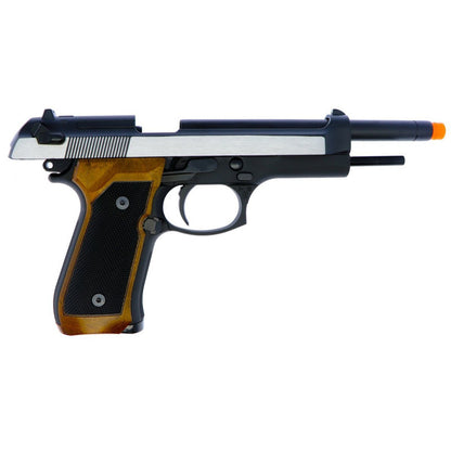Pistola De Airsoft We M92 Long Dual Tone - Imagem 4