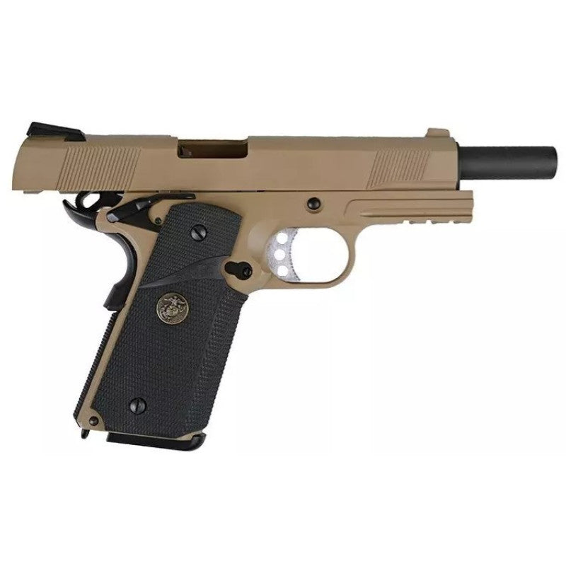 Pistola De Airsoft We 1911 M.E.U Rail - Imagem 5
