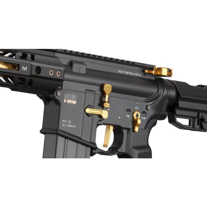 Rifle de Airsoft Gbbr Tokyo Marui MTR16 Gold Edition + 2 Mags Extras - Imagem 3
