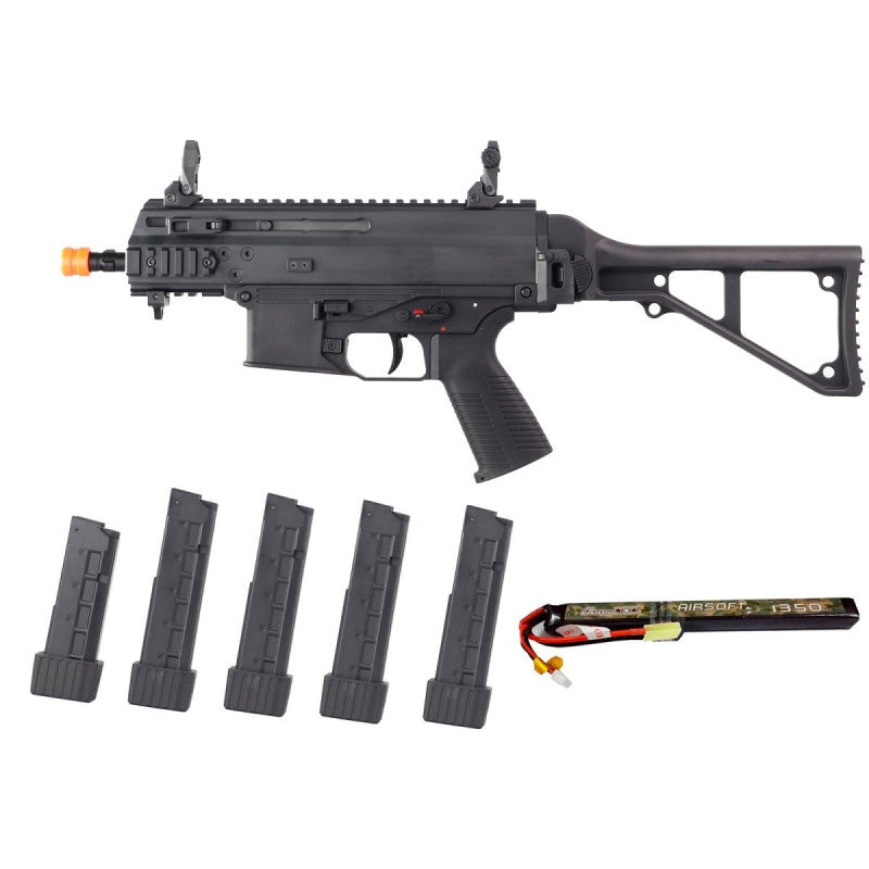 Rifle De Airsoft Aeg Ares APC9 SMG A9 c/ 5 Mag + Bateria