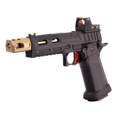 Pistola de Airsoft GBB Kjw Kp-19 Hi Capa Full Metal + Mira e 1 Mag Extra