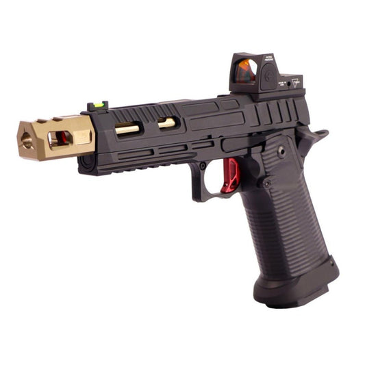 Pistola de Airsoft GBB Kjw Kp-19 Hi Capa Full Metal + Mira e 1 Mag Extra