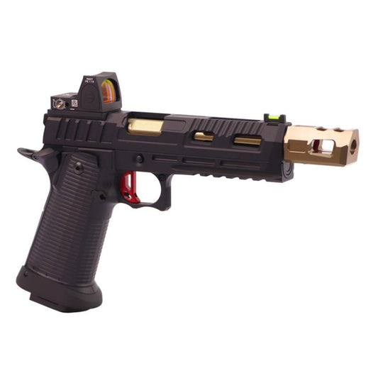 Pistola de Airsoft GBB Kjw Kp-19 Hi Capa Full Metal + Mira e 1 Mag Extra - Imagem 2