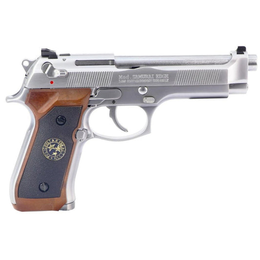 Pistola De Airsoft GBB We M92 Biohazard S.T.A.R.S. Gen2 Silver - Imagem 2