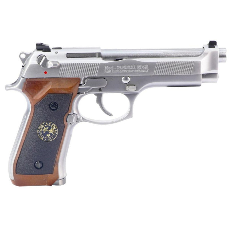 Pistola De Airsoft GBB We M92 Biohazard S.T.A.R.S. Gen2 Silver - Imagem 6