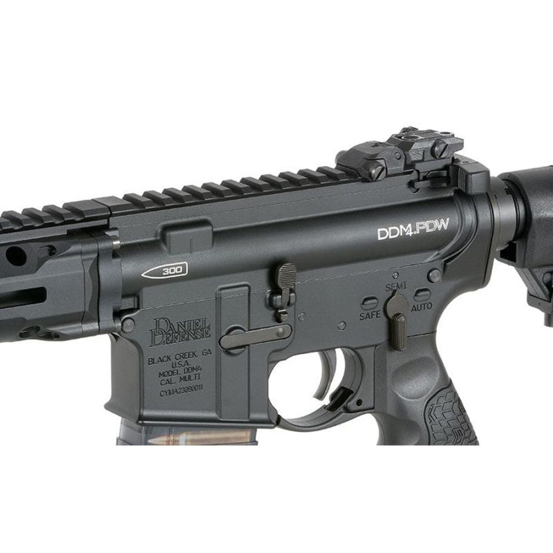 Rifle de Airsoft Gbbr Cyma Emg Daniel Defense M4 DDM4 RIII 300 Pdw c/ 01 Mag Extra - Imagem 4