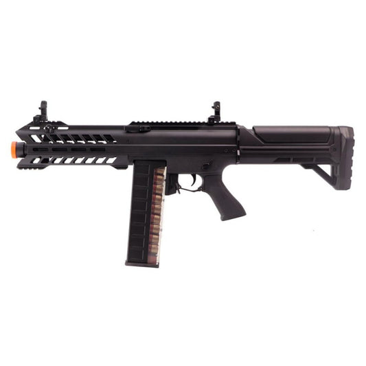 Shotgun de Airsoft Aeg Cyma SGR-12 Platinum Series Tri-Shot c/ 01 Mag Extra