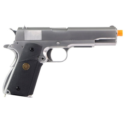 Pistola De Airsoft We 1911 M.E.U. E006B Chrome - Imagem 4