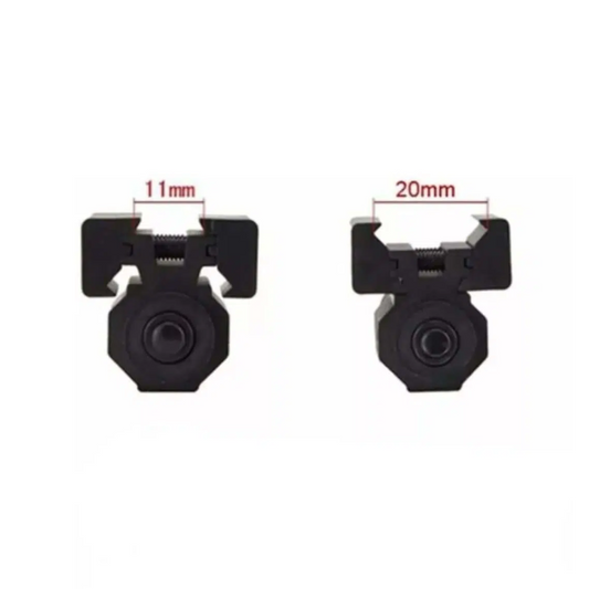 Emissor De Laser Para Airsoft Vermelho para Trilho 11/20mm - Imagem 2