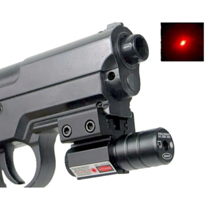 Emissor De Laser Para Airsoft Vermelho para Trilho 11/20mm - Imagem 3
