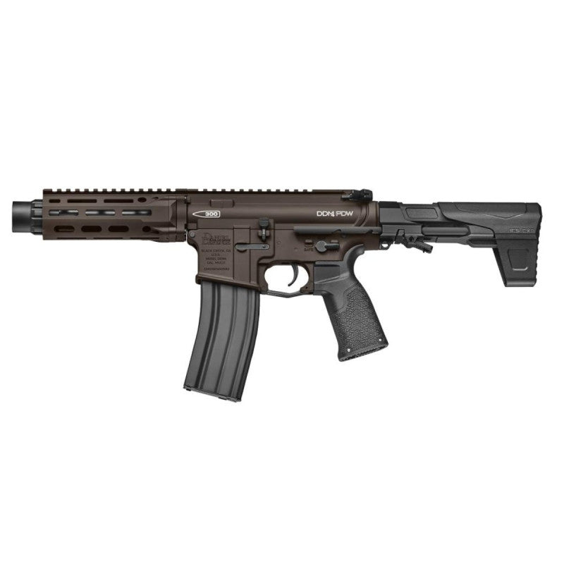 Rifle de Airsoft Ics Emg Daniel Defense Aeg DDM4 PDW S3 c/ Blowback Eletrônico - Imagem 4