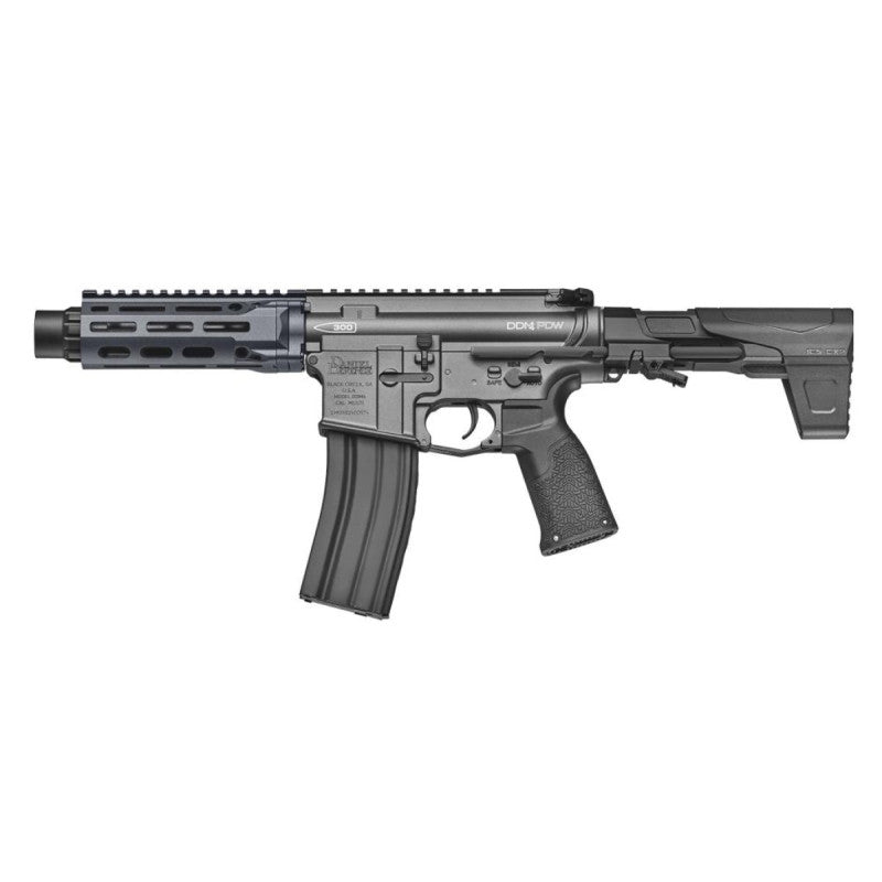 Rifle de Airsoft Ics Emg Daniel Defense Aeg DDM4 PDW S3 c/ Blowback Eletrônico - Imagem 5